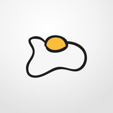 omlet simgesi. omlet işareti