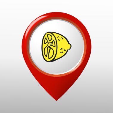 limon simgesi. limon işareti