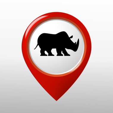 Gergedan simgesi. Gergedan işareti