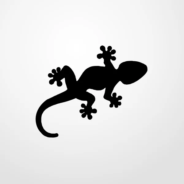 Icona della lucertola. segno di lucertola — Vettoriale Stock