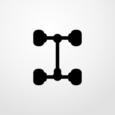 Otomobil şasi simgesi. Otomobil şasi işareti