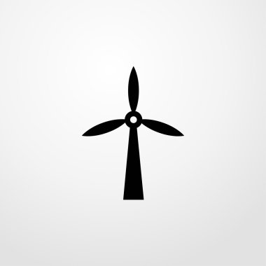 Rüzgar değirmeni simgesi. Rüzgar değirmeni işareti