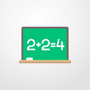 Kara tahta simgesi. Kara tahta işaret