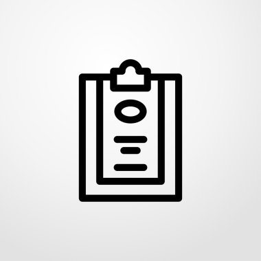 Pad Not simgesi. Pad Not işareti