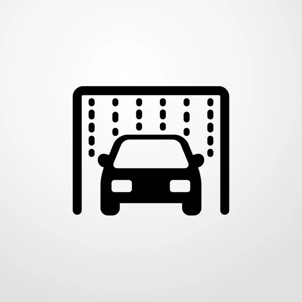 Auto wassen pictogram. auto wassen teken — Stockvector