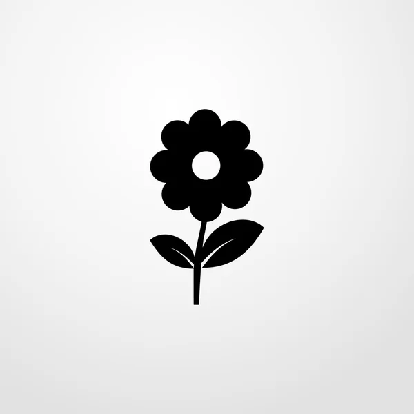 Λουλούδι εικονίδιο. λουλούδι σημάδι — Διανυσματικό Αρχείο