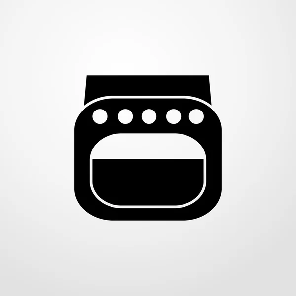 Sütő ikonra. sütő jele — Stock Vector