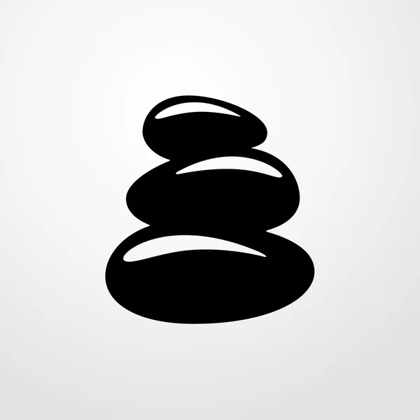 Zen-Steine-Symbol. Zen-Steine — Stockvektor