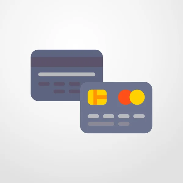 Kreditní karty ikona. kreditní karty znamení — Stockový vektor