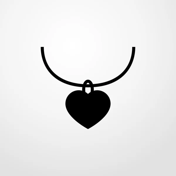 Icona del cuore. segno del cuore — Vettoriale Stock