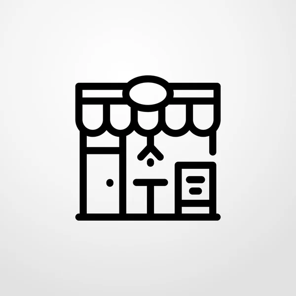 Restaurant pictogram. Restaurant aanmelden — Stockvector