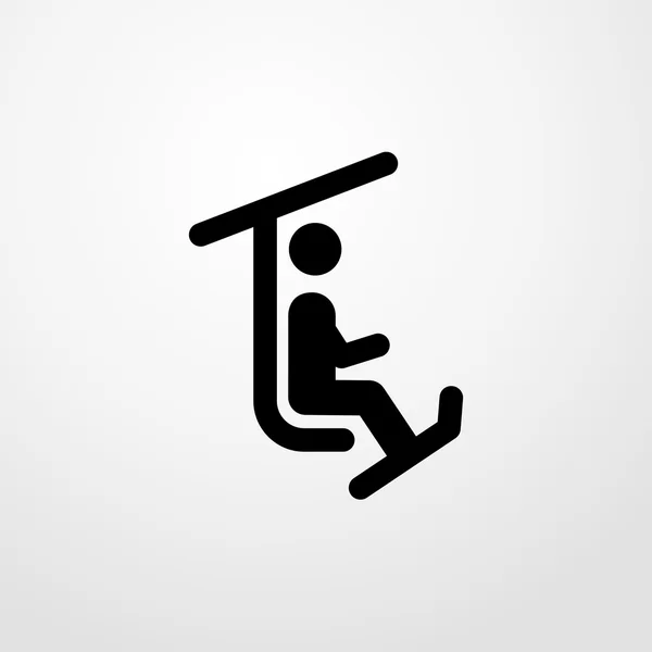 Teleferik simgesi. Teleferik işareti
