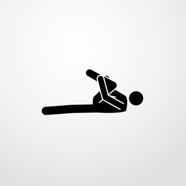 Futbol germe simgesi. Futbol işareti germe