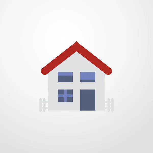 Icono de la casa. diseño plano — Vector de stock