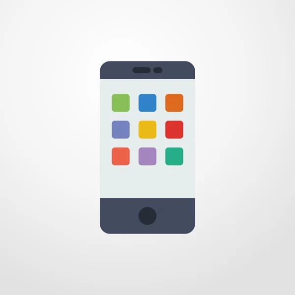 Icona dello smartphone. design piatto — Vettoriale Stock