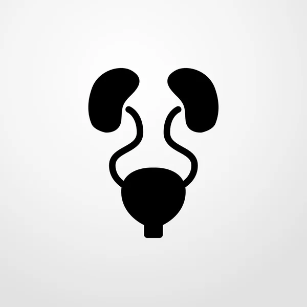 Urinvägarna ikon. platt design — Stock vektor