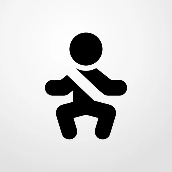 Icône de la garde d'enfants. signe de garde d'enfants — Image vectorielle