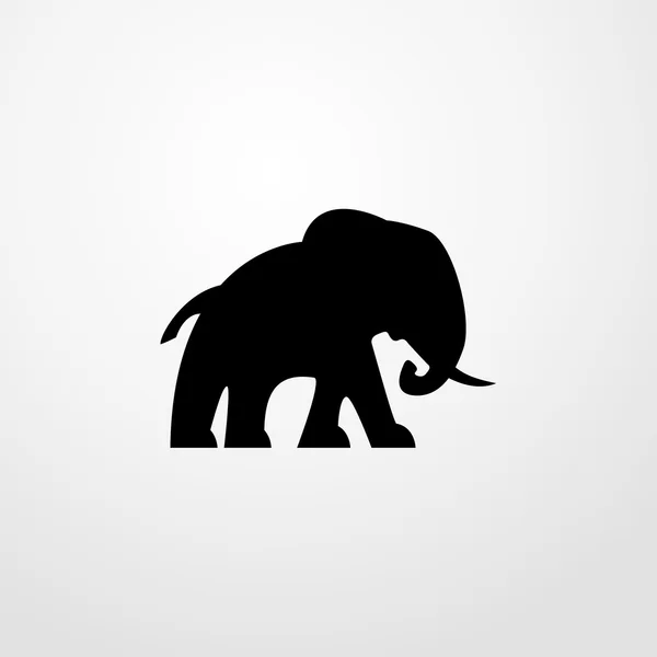 Icono de elefante. signo de elefante — Vector de stock