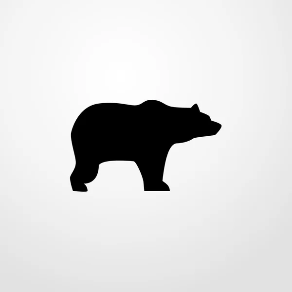 Bear icon. bear sign — Stock Vector