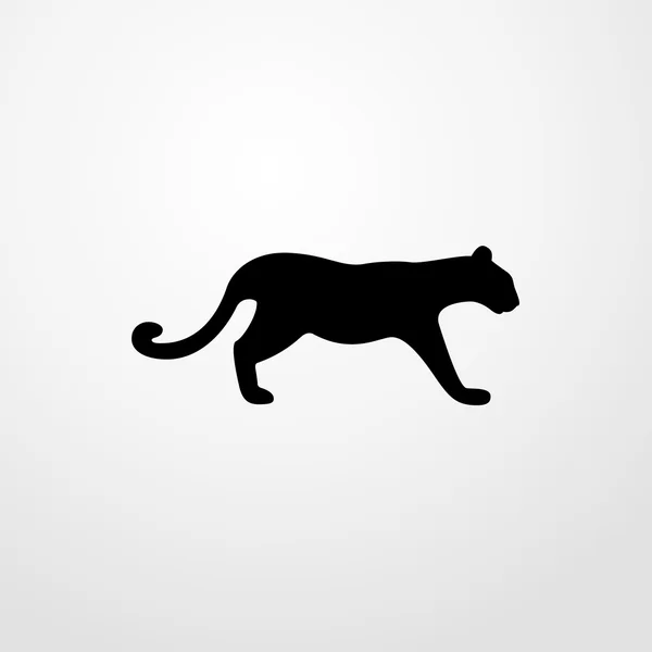 Icono de puma. Signo de puma — Vector de stock