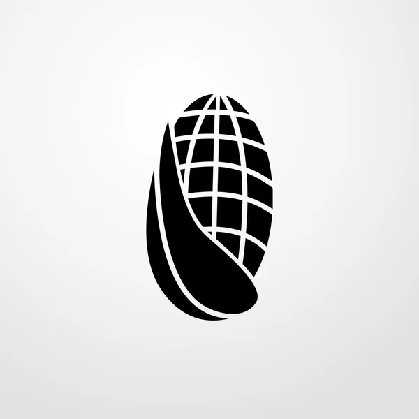Icône de maïs. signe de maïs — Image vectorielle