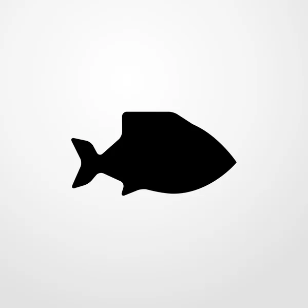 Icono de pescado. signo de pez — Vector de stock