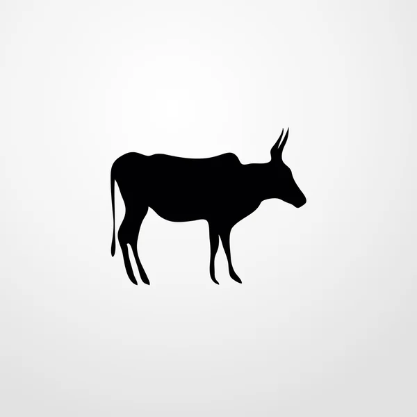 Icono de burro. signo de burro — Vector de stock