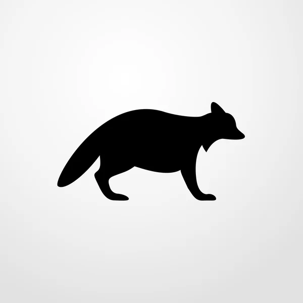 Raccon pictogram. raccon teken — Stockvector