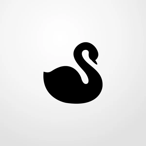 Ícone de cisne. sinal de cisne —  Vetores de Stock