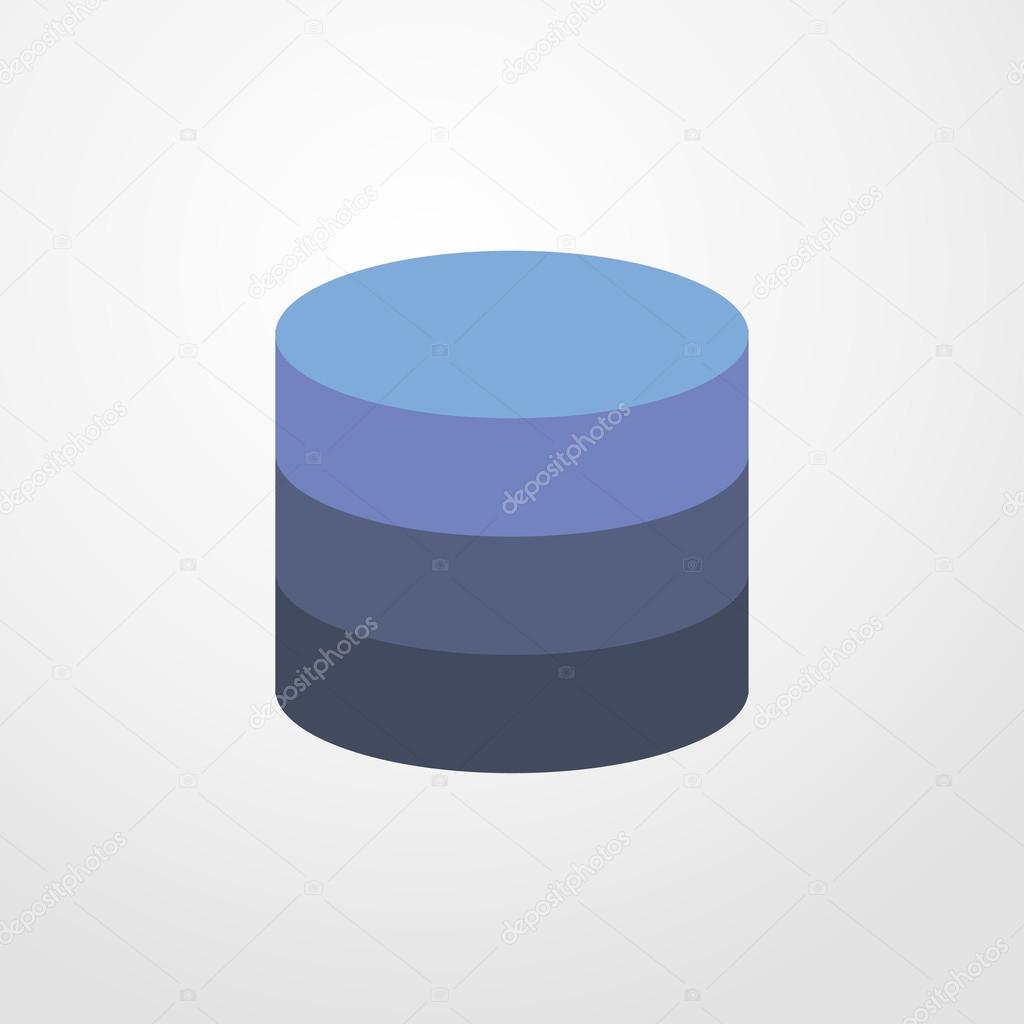 Database Icon Flat