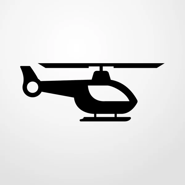Значок вертолета. плоский дизайн — стоковый вектор