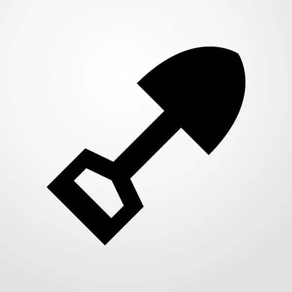 Spade-ikonen. platt design — Stock vektor