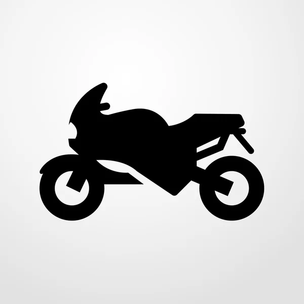 Icono de la motocicleta. diseño plano — Archivo Imágenes Vectoriales