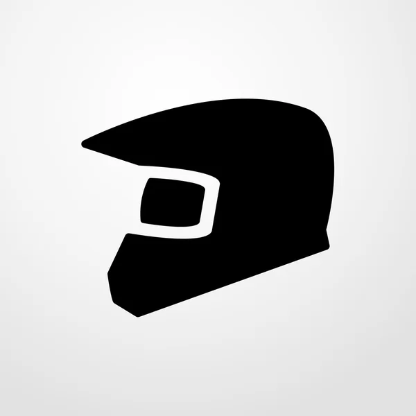 Cykel hjälm ikon. Platt design — Stock vektor