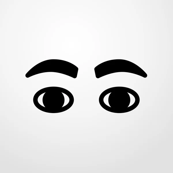 Øjne ikon. Flad design – Stock-vektor
