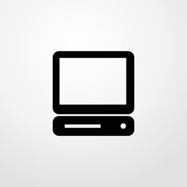 Bilgisayar kutsal kişilerin resmi. düz tasarım