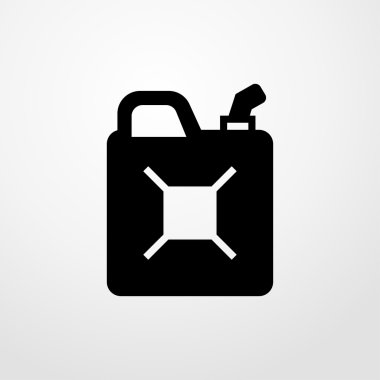 benzin simgesi. Düz tasarım