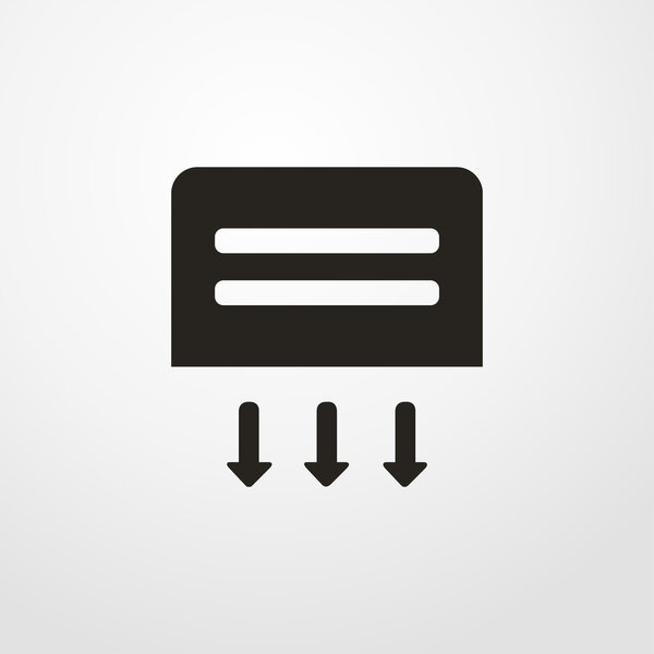 air comditioning icon. Flat design