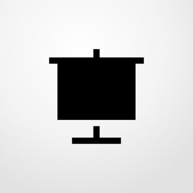 okul Danışma simgesi. Düz tasarım