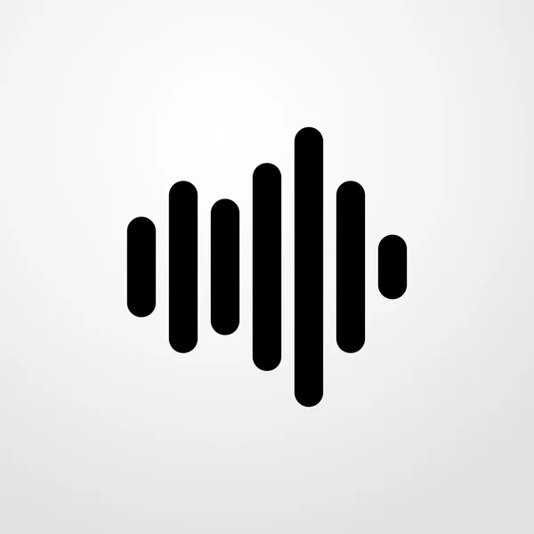 Soundbars-Symbol. flache Bauweise — Stockvektor