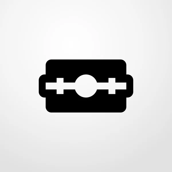 Rasiermesser-Symbol. flache Bauweise — Stockvektor
