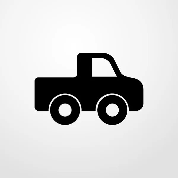 Icona del pick-up. Design piatto — Vettoriale Stock