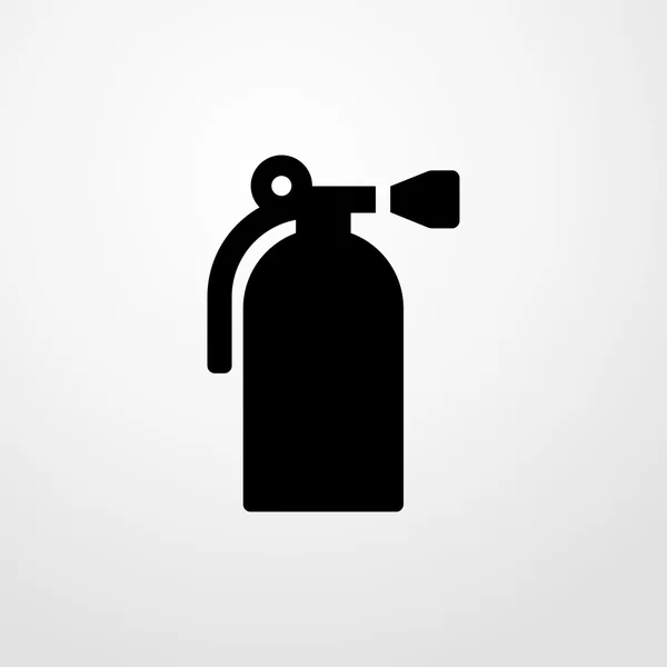 Icono del extintor de incendios. Diseño plano — Vector de stock