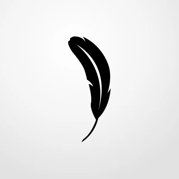 Иконка пера. плоский дизайн — стоковый вектор