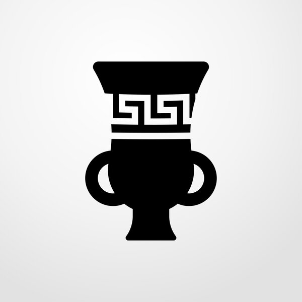 amphora icon. Flat design