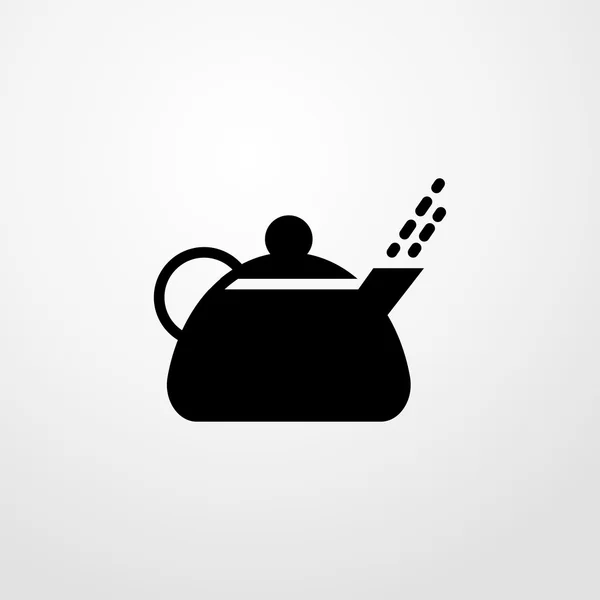 Teapot icon. Flat design — Stock Vector