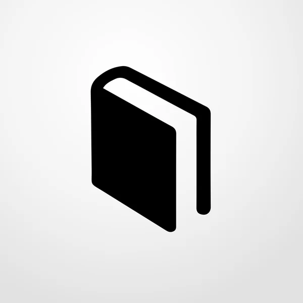 Book icon. Flat design — Stock Vector