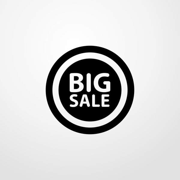 большая икона распродажи. Плоский дизайн
