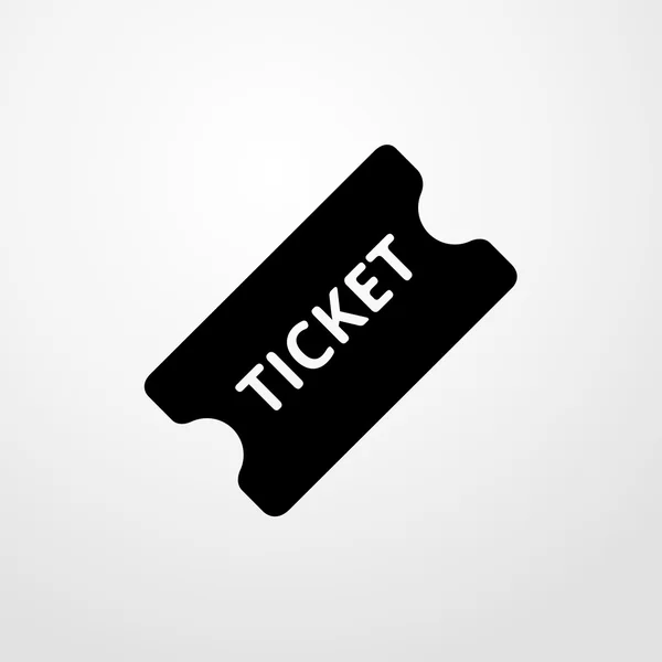 Ticketsymbol. flache Bauweise — Stockvektor