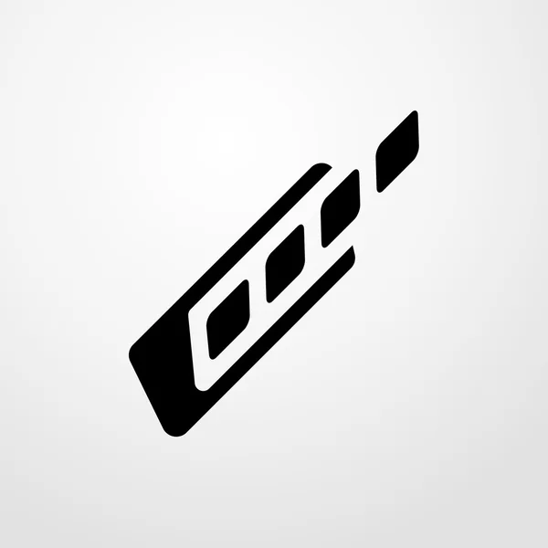 Fräs-ikonen. Platt design — Stock vektor